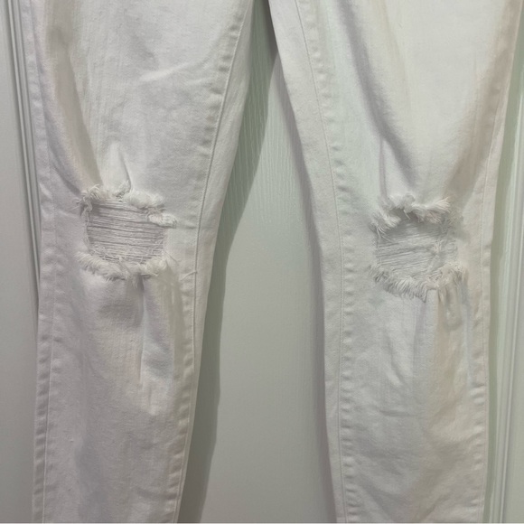 L’AGENCE White Distressed High Line Skinny High Rise Jeans *NWT* - Picture 3 of 14